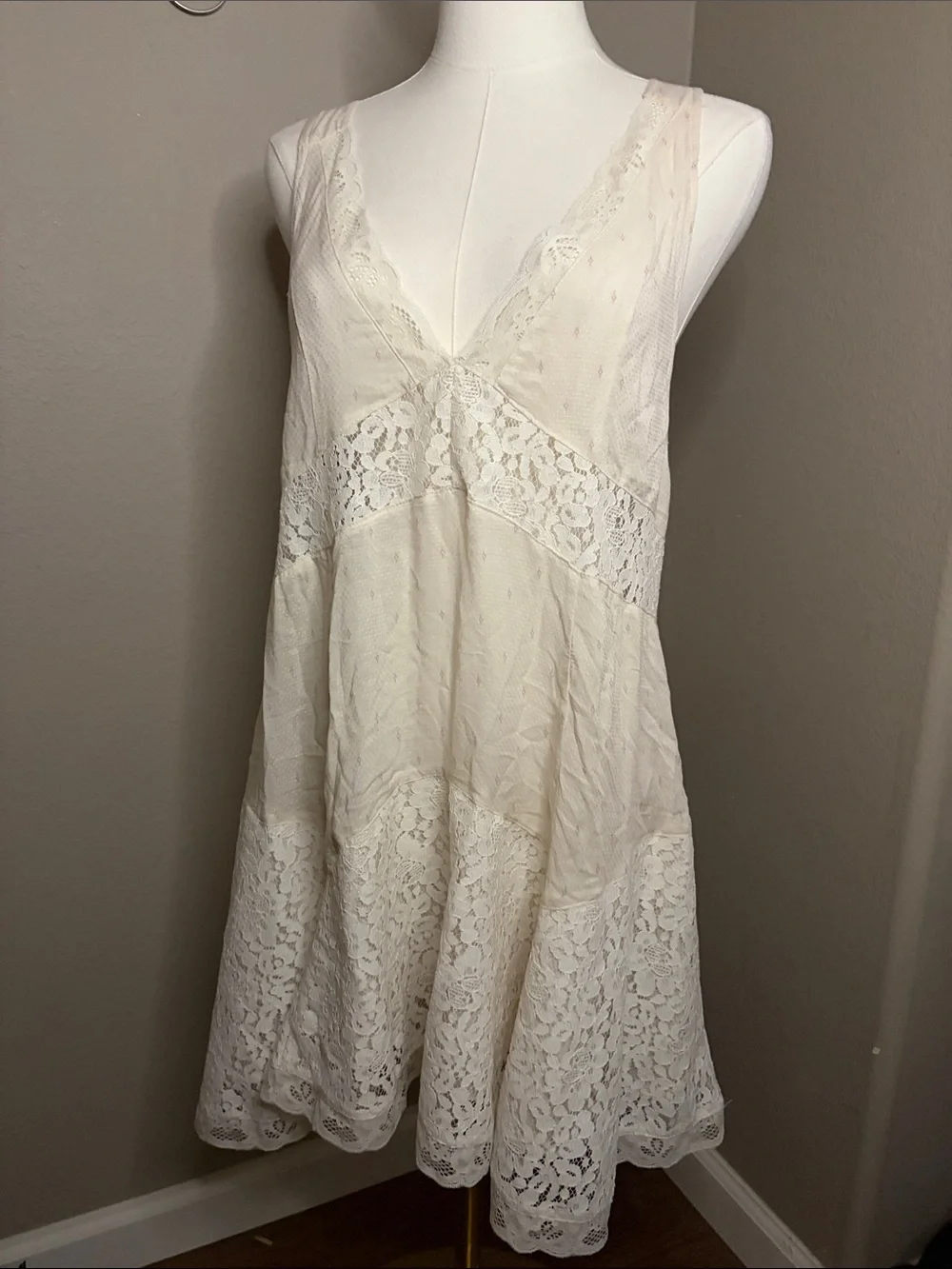 Intimately Free People Lace Camisole in Ivory